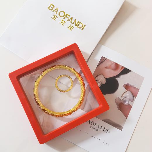 优选丨【爆款】BAOFANDI宝梵迪哪扎之魔童同款乾坤圈手镯 沙金手镯男女同款2025新款国风手镯戒指 商品图4