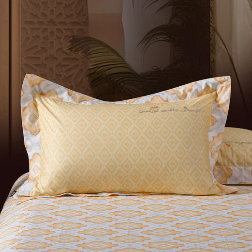 多喜爱 大美新疆西域系列全棉四件套 穆尼热 【精美刺绣】【织带工艺】【芬纳诺抗菌】【礼盒包装】 商品图4