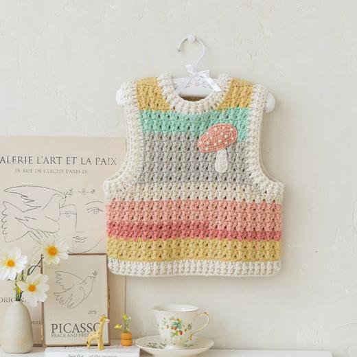 苏苏姐家森语马甲手工diy编织钩针毛线团自制马甲材料包 商品图1