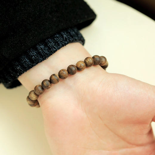 【青山特惠】 8mm23颗 /6mm30颗 绿棋楠 沉香手串 c8 商品图5