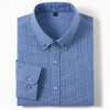 【100棉】罗蒙男士春秋款细格长袖衬衫舒适商务百搭翻领通勤男上班衬衣 商品缩略图2