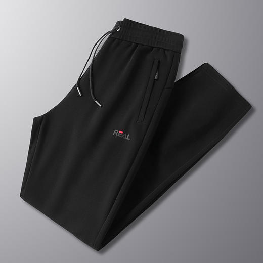 【DK】大依优型大码棉质休闲裤直筒运动长裤裤子肥佬运动休闲松紧腰加肥加大男士 商品图2