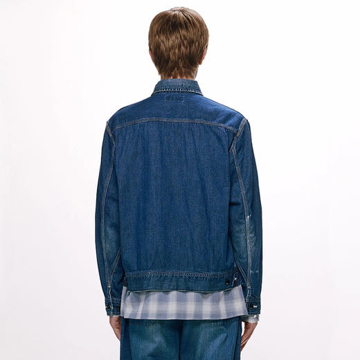 marka DENIM WORK JACKET 土耳其有机棉复古做旧牛仔夹克拉链外套 商品图2