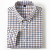 【100棉】罗蒙男士春款格纹长袖休闲衬衫简约舒适职场百搭通勤上班男衬衣 商品缩略图1