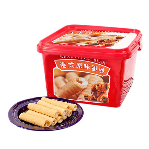 香港小熊  港式蛋卷500g 商品图1