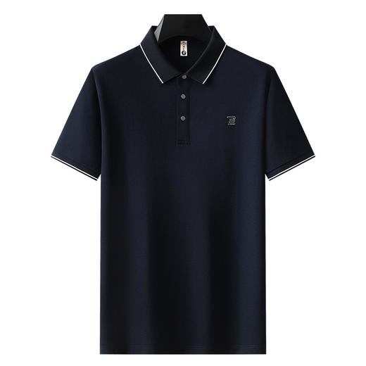 【丝光棉】【DG】大依优型大码短袖polo衫丝光棉加肥加大商务肥佬休闲翻领加大号夏季薄款男士上衣 商品图6