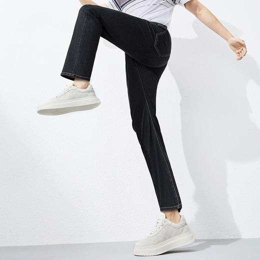 【冰氧吧】柒牌水洗牛仔裤男2025夏季新款含莱赛尔休闲百搭九分裤128H72640 商品图1