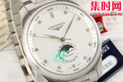 AF浪琴名匠月相系列 四针月相 名匠月相42mm 自动机械 男士腕表
机芯：搭载改L899.5 商品图2