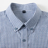 【100棉】罗蒙男士经典百搭网格长袖衬衫舒适休闲简约通勤上班衬衣 商品缩略图4