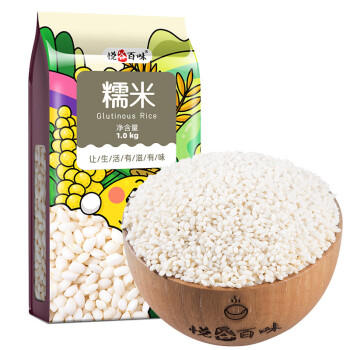 悦谷百味 糯米2斤（五谷杂粮 圆粒江米 黏米 粽子米 粥米搭档 东北粗粮） /粮油调味 /杂粮 /谷米类 商品图4