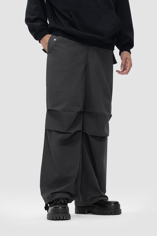 FDR 国潮美式梭织堆积工装休闲裤男女情侣装宽松运动裤直筒长裤子 商品图4