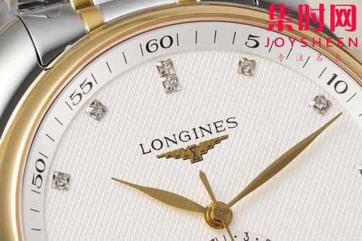 AF浪琴名匠月相系列 间金款 四针月相 名匠月相42mm 自动机械 男士腕表
机芯：搭载改L899.5 商品图3