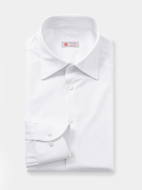 AhhhCotton 100支双股雅致白意式工艺衬衫