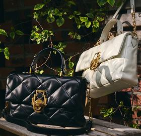 KH明治女包新款质感菱格链条包时尚百搭小方包通勤包斜挎包单肩包