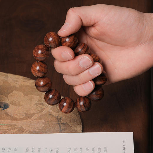 海南黄花紫油梨珠串，百年成材老料 商品图3