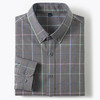 【莱赛尔棉】罗蒙春秋男士时尚百搭通勤格子衬衫舒适简约休闲上班男长袖衬衣 商品缩略图3