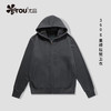 ETOU连帽开衫卫衣男女新款加绒拉链外套 商品缩略图1