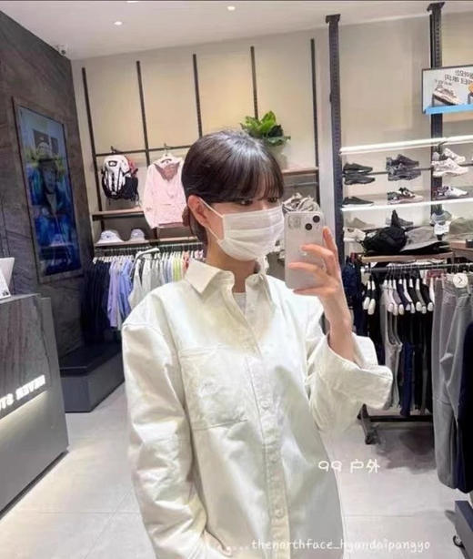 【3月3日 上午12:30 秒杀】返场 原单尾货 TF 情侣款宽松廓形长袖衬衫 男女同款 清雅少年系 商品图14