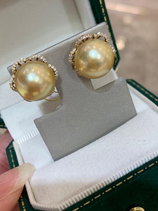 12mm-13mm金珠耳钉 商品图2