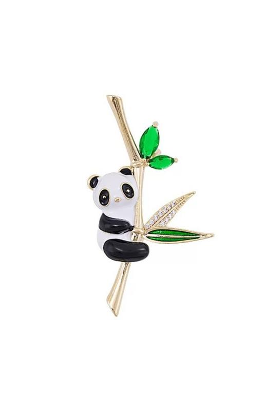 ESTACIA 中国风国宝熊猫竹子造型配饰胸针 21743 商品图6