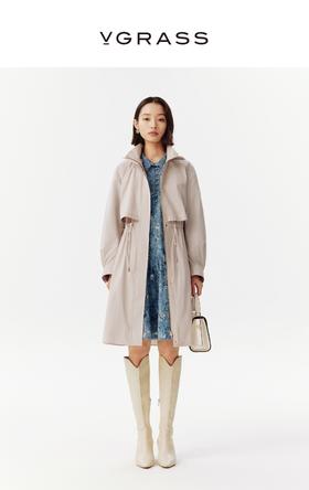 VGRASS维格娜丝25年春季新韩国进口风衣外套