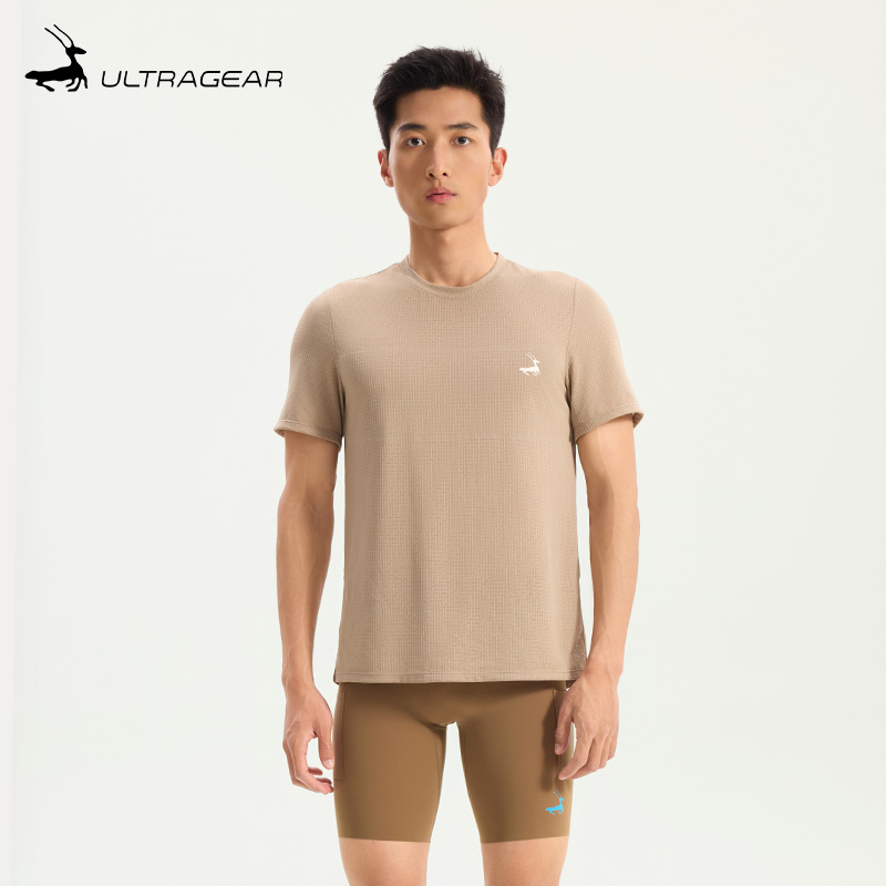 优极UG 拂风·男款UP跑步短袖T恤