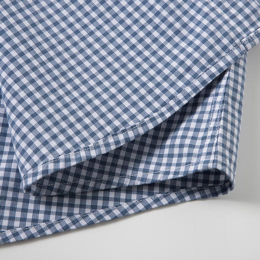 【100棉】罗蒙男士经典百搭网格长袖衬衫舒适休闲简约通勤上班衬衣 商品图6