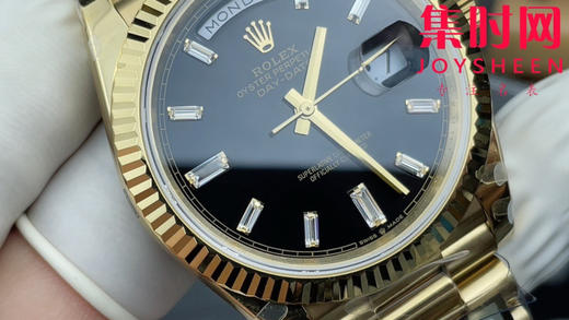 QF配重版 重量180克+ 劳力士星期日历型系列 日志40mm 黑冰糖DD 商品图7