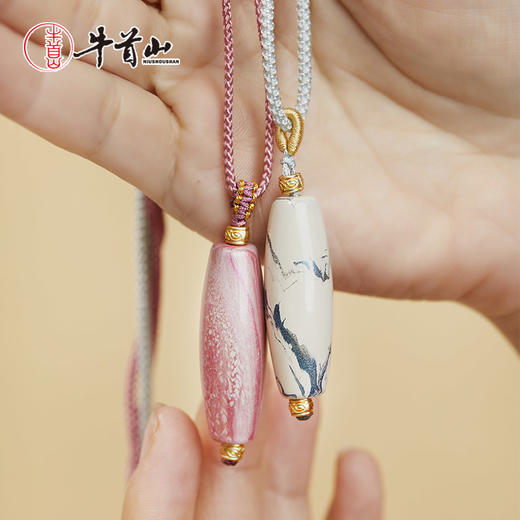 牛首山非遗大漆编绳项链吊坠挂绳可调节挂脖挂坠送妈妈节日礼物 商品图1