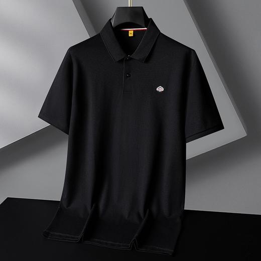 【莫代尔+桑蚕丝+亚麻】【DG】大依优型大码短袖POLO衫体恤莫代尔加肥大码翻领上衣肥佬半袖夏装T恤男士 商品图4