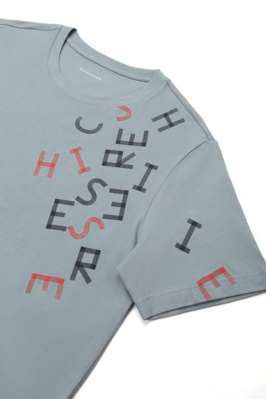 【100%棉】SCHIESSER德国舒雅男士100%棉圆领短裤套装39/24993H 商品图3