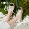 预售10天发|Safiya/索菲娅2025小香风绣花平底百搭懒人一脚蹬渔夫鞋SFD1112075 商品缩略图2