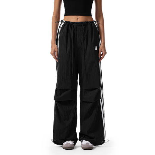 FDR官方店 美式运动R字织带伞兵裤男女夏季抽绳收脚情侣直筒长裤 商品图2