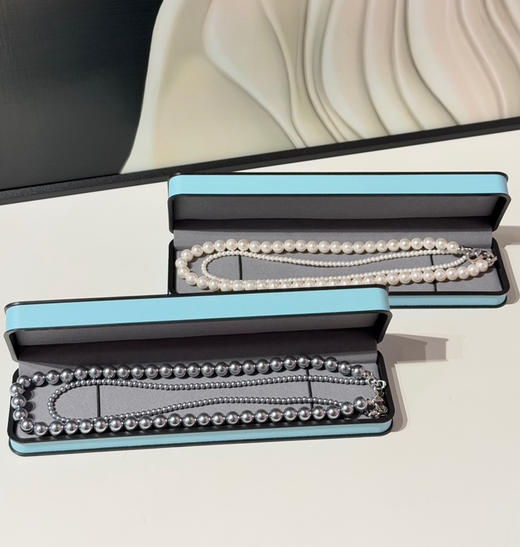 赵丽颖明星同款双层珍珠项链219001 商品图10