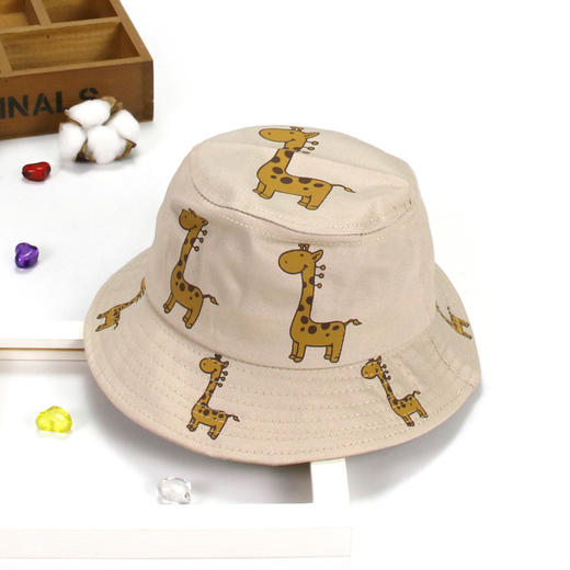 【多款印花选择，时尚平顶设计】印花盆帽 春季新款 儿童帽子 平顶渔夫帽童帽 多款可选-QQ 商品图5