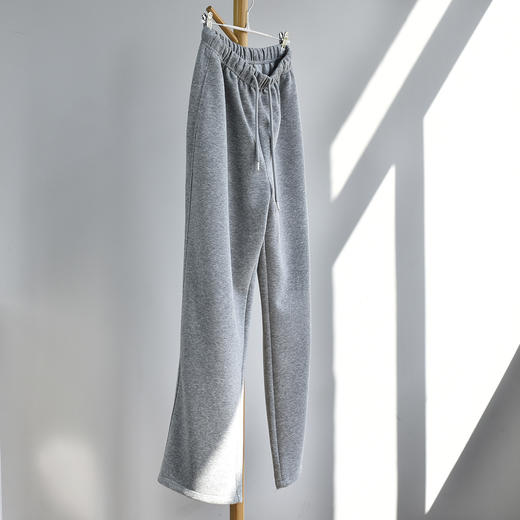 雀说【两穿大师裤】胖mm裤子大码阔腿裤女春季新款窄版白色休闲裤卫裤AL 商品图6