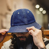 工装优选 美式复古丹宁牛仔渔夫帽宽帽檐咔叽圆顶遮阳帽盆帽男女 商品缩略图0