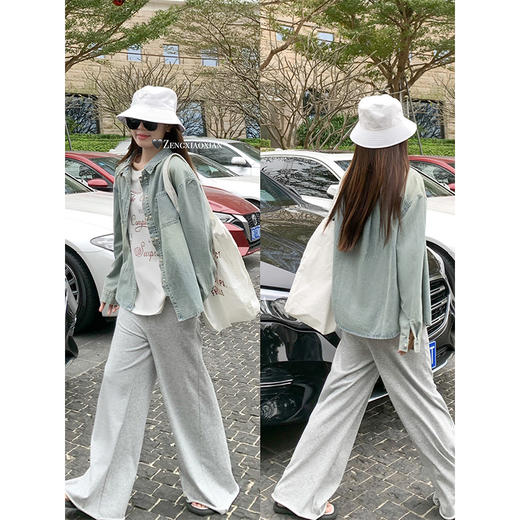 <曾小咸推荐>现货秒杀 ！微信超特价！复古水洗蓝牛仔衬衫 日常189.99 立减100 秒杀89.99！！短袖 秒杀59.99！！ 商品图10