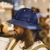 工装优选 美式复古丹宁牛仔渔夫帽宽帽檐咔叽圆顶遮阳帽盆帽男女 商品缩略图4