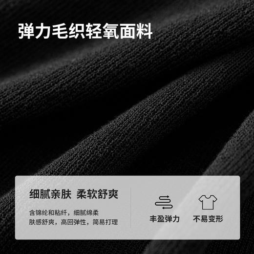 【内购】简约通勤撞色圆领弹力修身显瘦短袖针织衫-W51E58631 商品图4