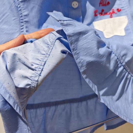 【春上新】9楼阿路和如all0&lugh25春款女童时尚长袖衬衫吊牌价399 商品图4