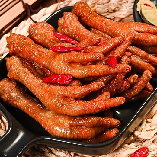 虎皮鸡爪脚即食办公室零食充饥夜宵速食熟食休闲小吃解馋肉食追剧 商品图2