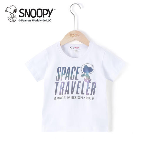 【特价清仓59.9/3件】SNOOPY史努比童装儿童短袖T恤夏季男女童时尚纯棉上衣110-150cm 商品图7