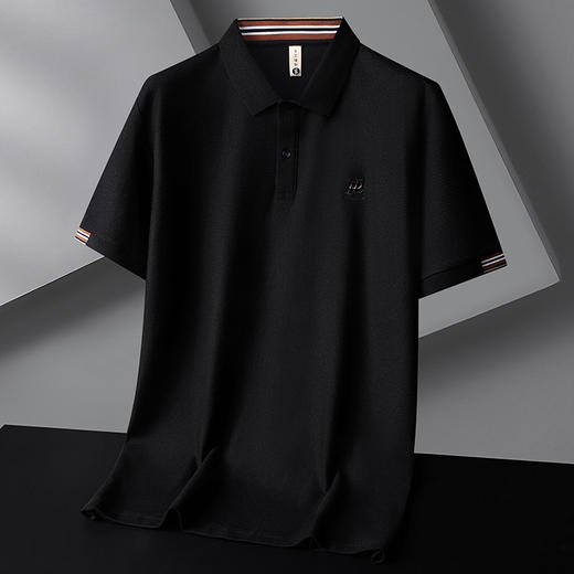 【棉质】【DG】大依优型加肥加大码短袖POLO衫体恤夏季翻领打底衫胖子宽松休闲棉质上衣男士 商品图1