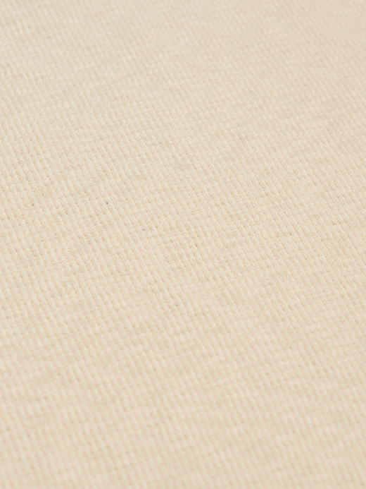 Fortela 米色华夫格长袖T恤 商品图6