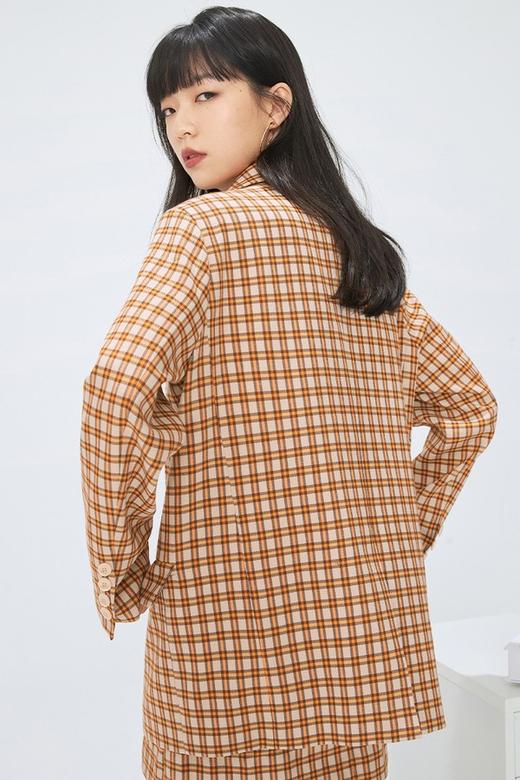 SEIFINI诗凡黎 学院风格纹西装外套 15362 商品图2