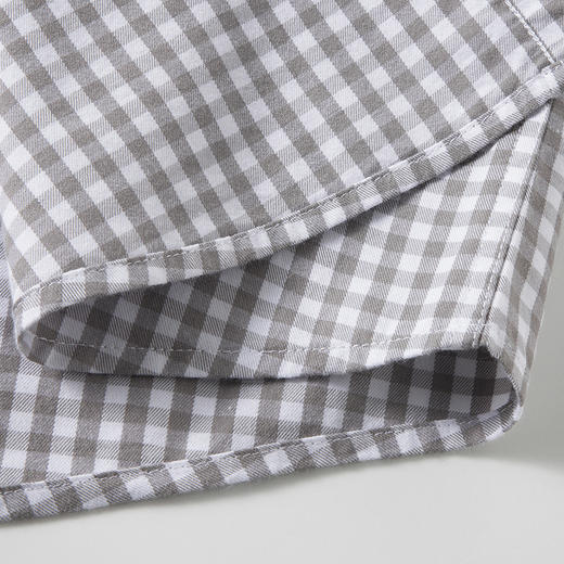 【莱赛尔棉】罗蒙男士春秋长袖格子衬衫时尚百搭通勤上班舒适休闲简约男衬衫 商品图7