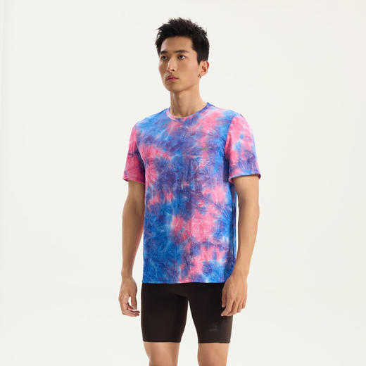 优极UG 绞缬·男女款UP跑步短袖T恤 商品图1