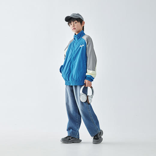 蓝汽水 2025春夏第一波新品撞色夹克外套-878B256001JY 商品图3