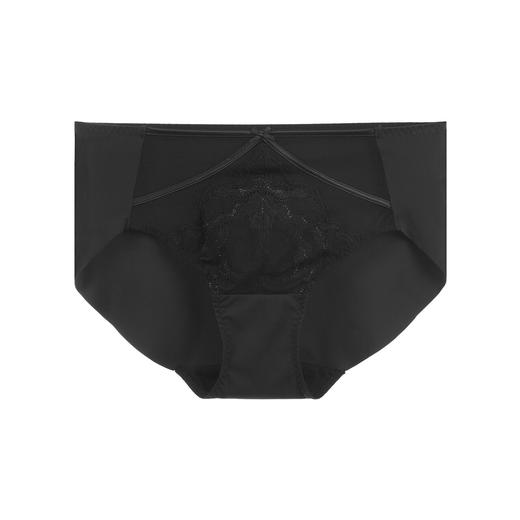 【3F】安莉芳蕾丝网纱拼接中低腰三角裤女薄款内裤E200928 商品图3